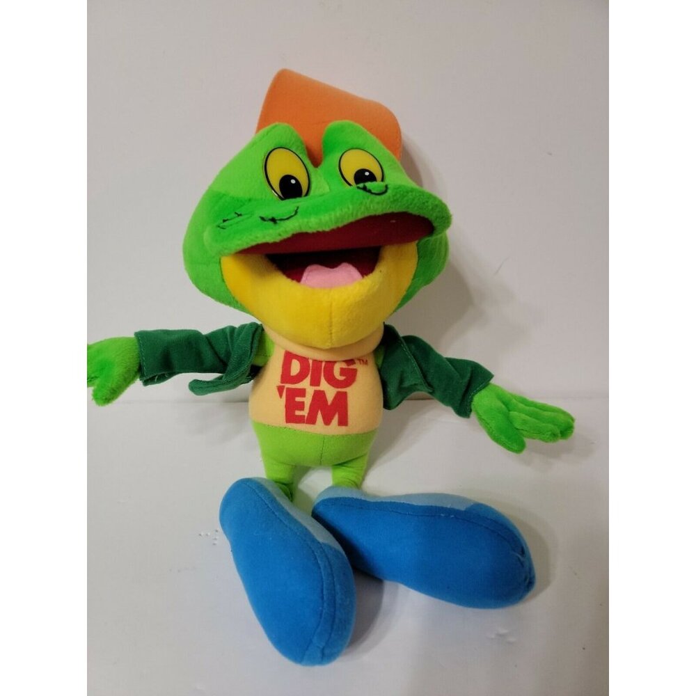 Vtg Toy Network Sugar Smack Plush 14.5” Tall Green Frog